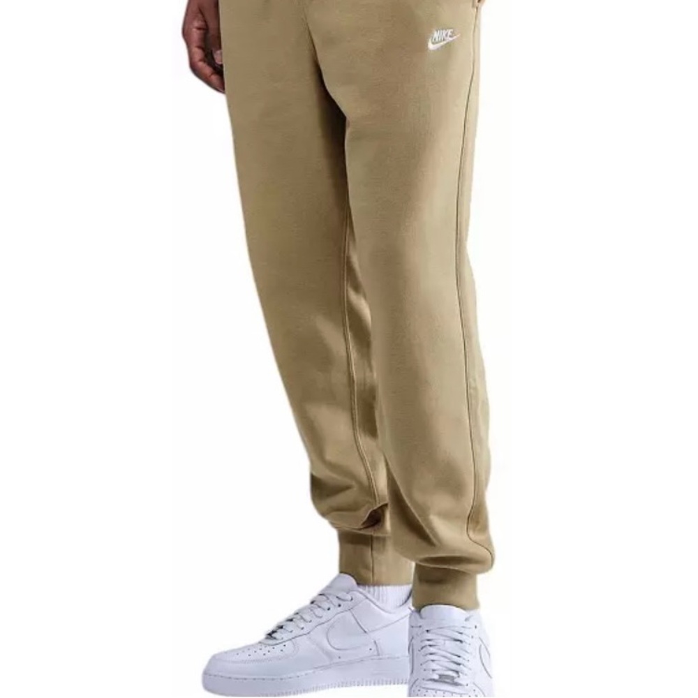 Nike Men’s Khaki Joggers - Size M Sweatpants - Athletic Fit